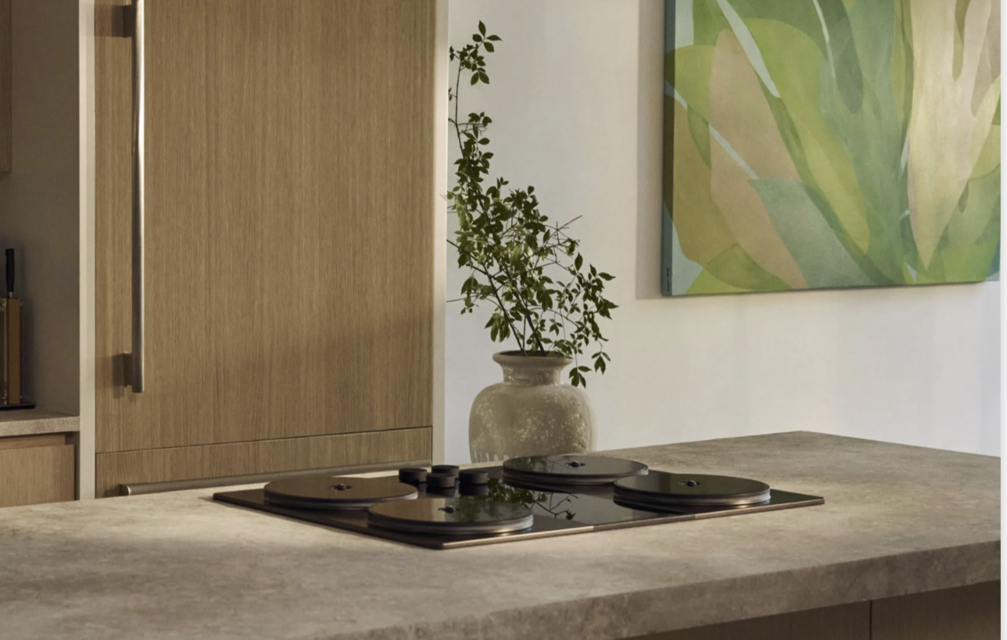 Impulse Labs Induction Cooktop in Kitchen